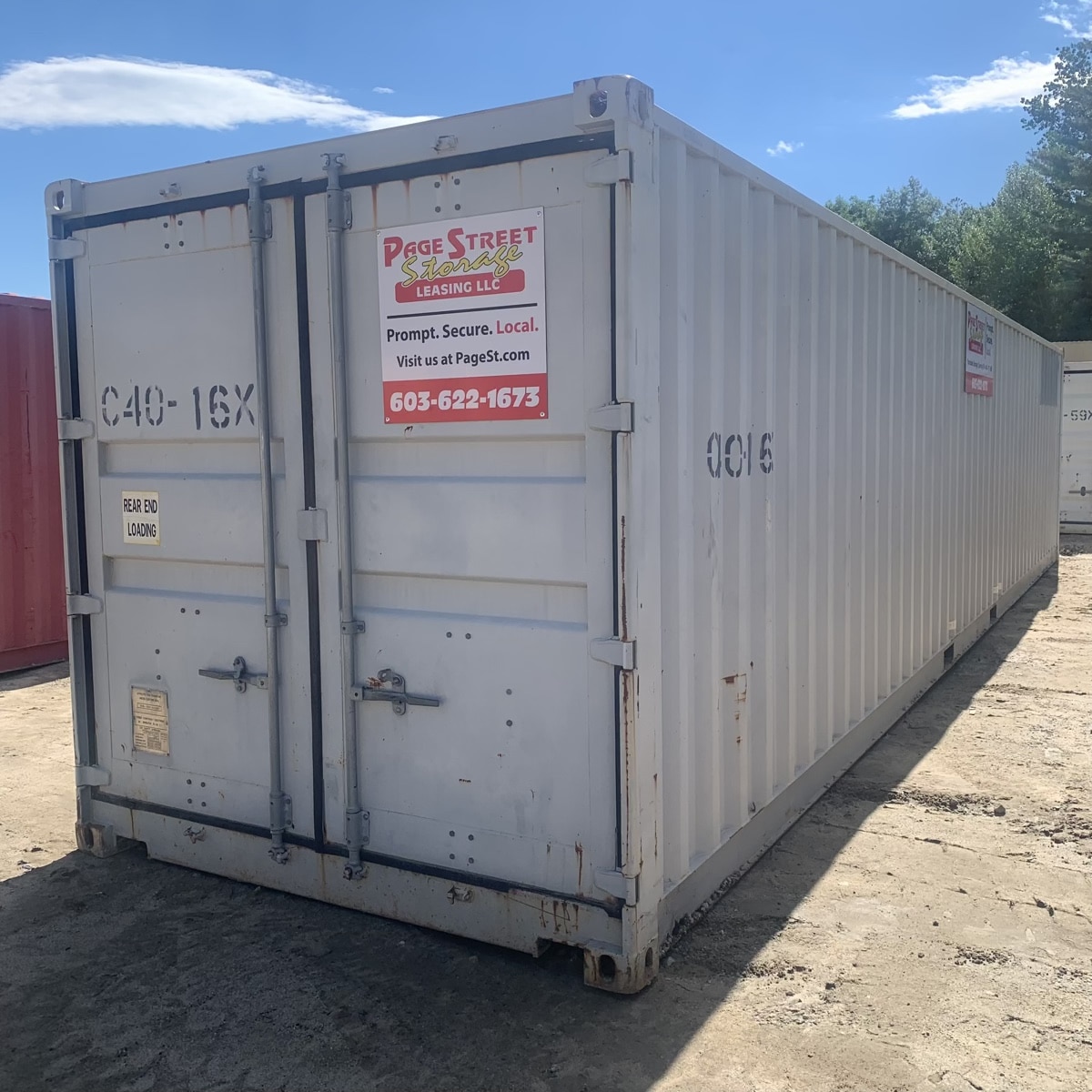 C40-16X 40′ Standard Double-Door ($3000)