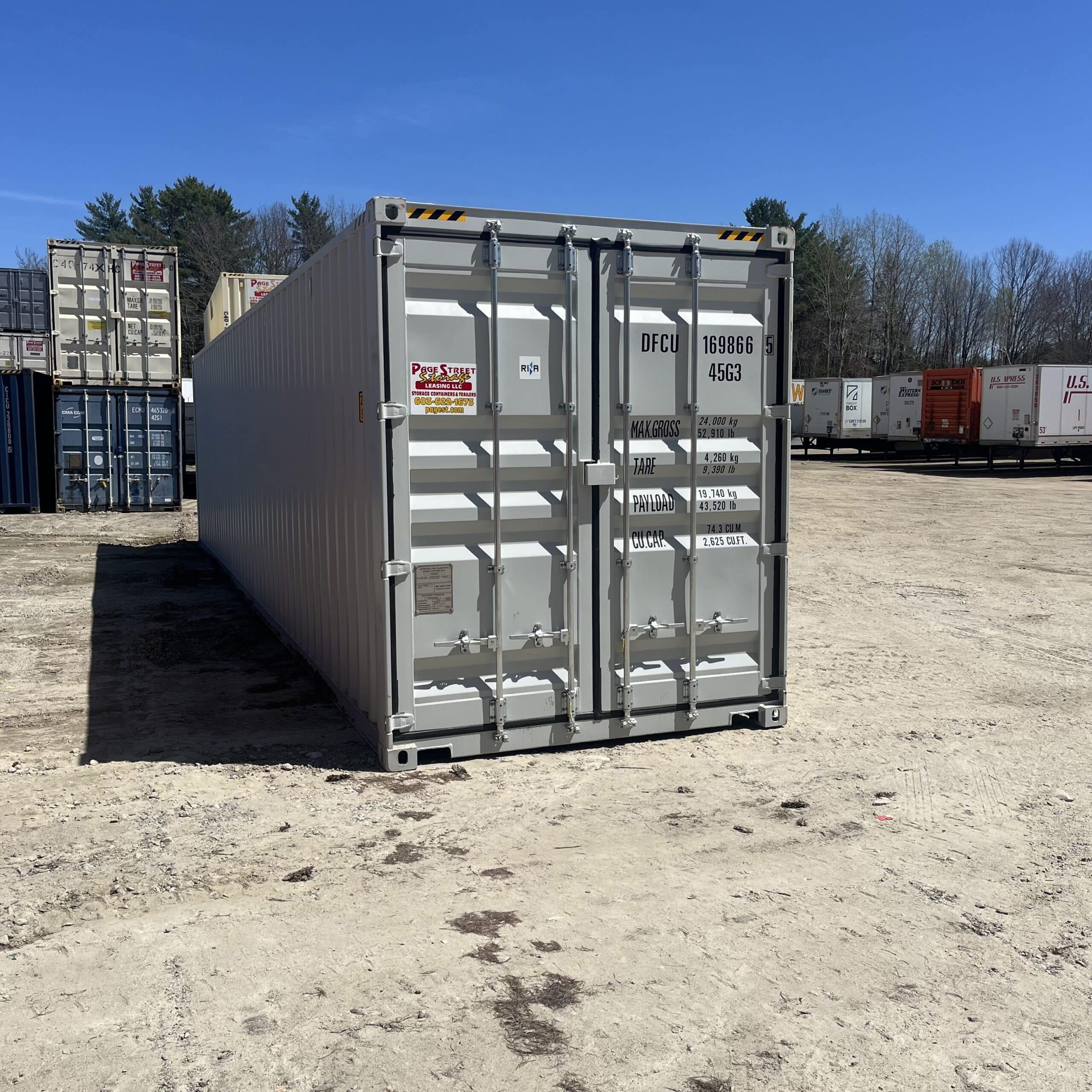 New 40′ Multi-Door Open Side ($8800)