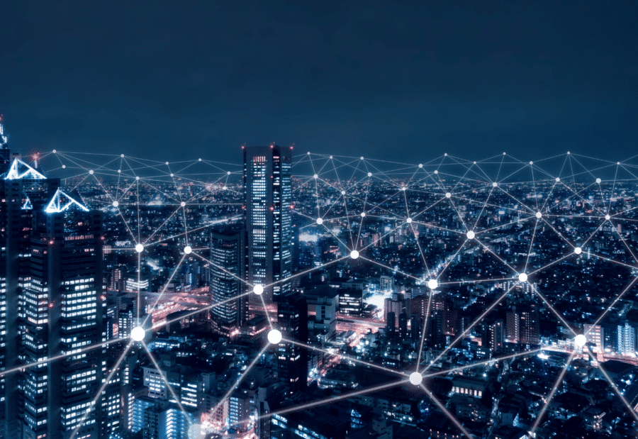 Image illustrating interconnectivity and the internet of things