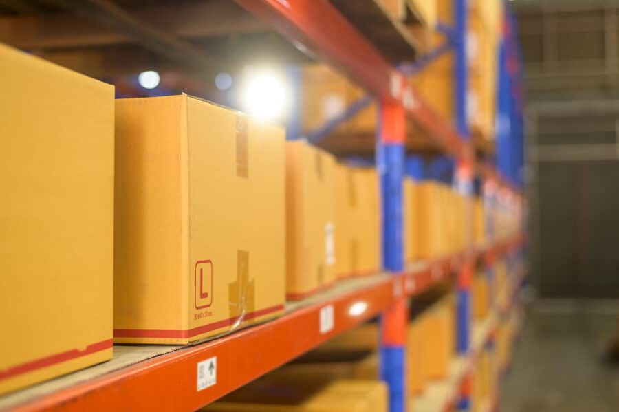 Inventory on shelves