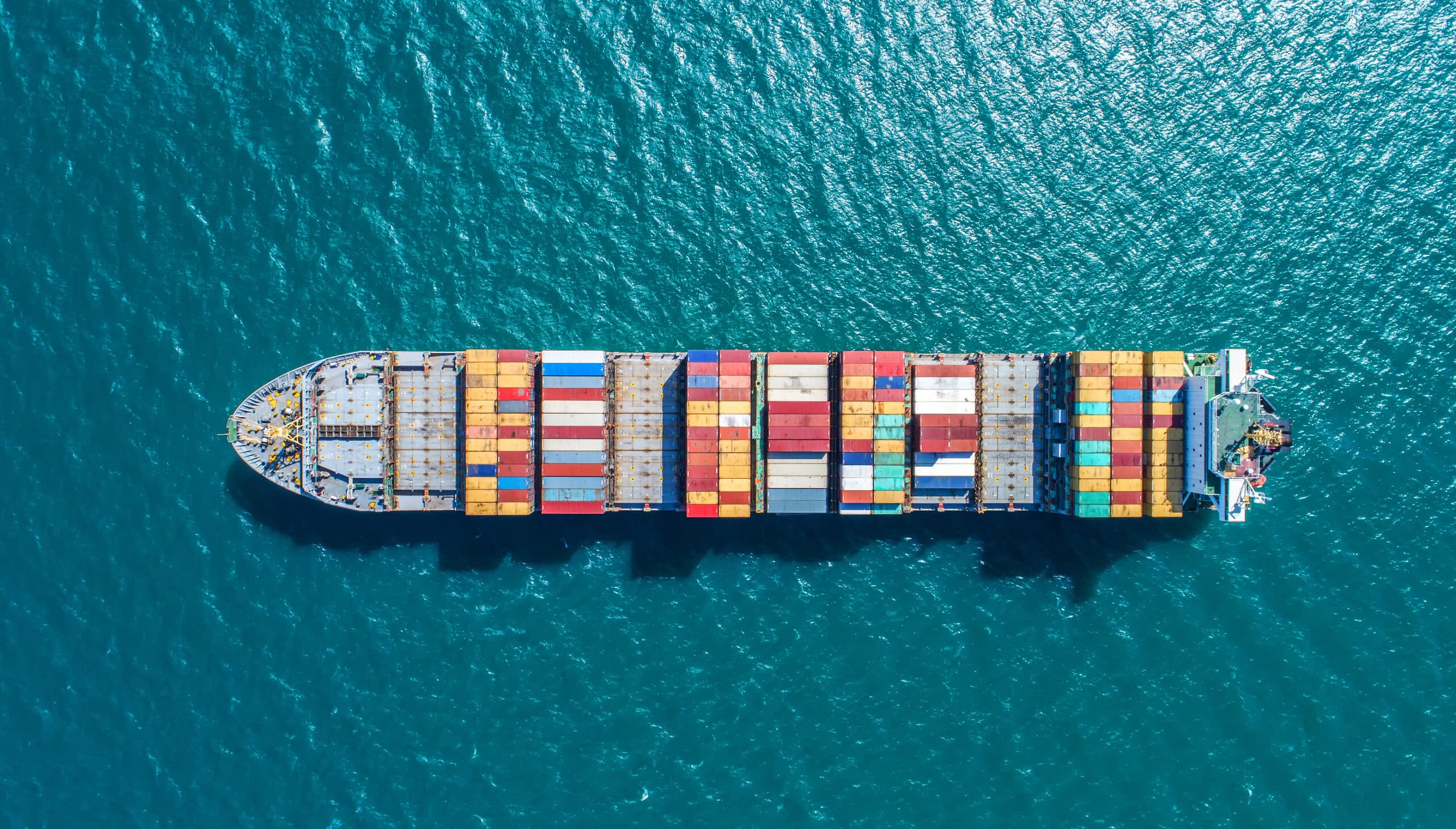 Image of a container ship