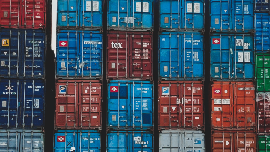 Image of storage containers stacked on top of each other